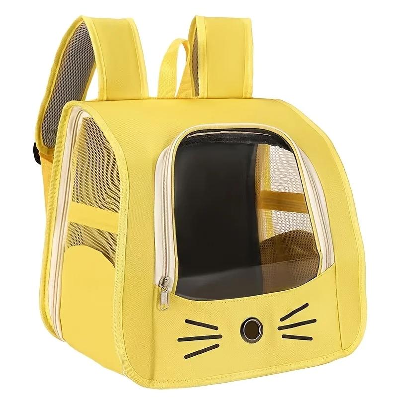 Breathable Pet Backpack Portable Carrier All Season Dog Cat Travel Bag