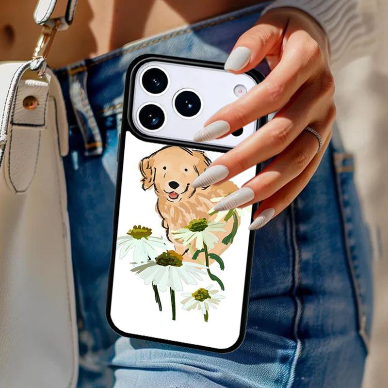 Cute Labrador Retriever Phone Case For iPhone 17 Air 14 15 13 12 Max Cover For Apple 14 15 16 16e 11 Pro Max Plus