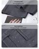 Women's Gray Wide-Leg Suit Pants: 2025 Spring/Summer Draping Straight-Leg Loose Trousers