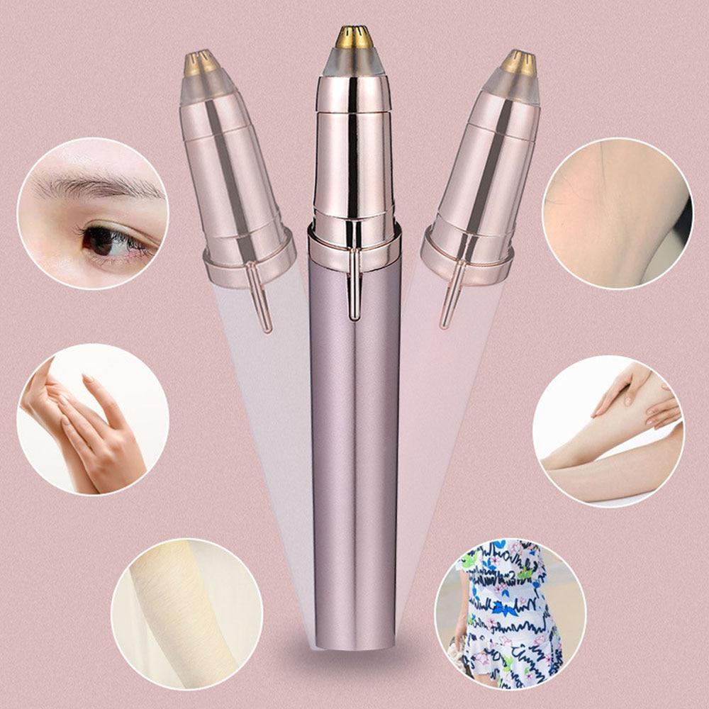 Womens Electric Eyebrow Trimmer Eye Brow Shaper Pencil Face Hair Remover For Women Eyebrow Shavers Pocketknife