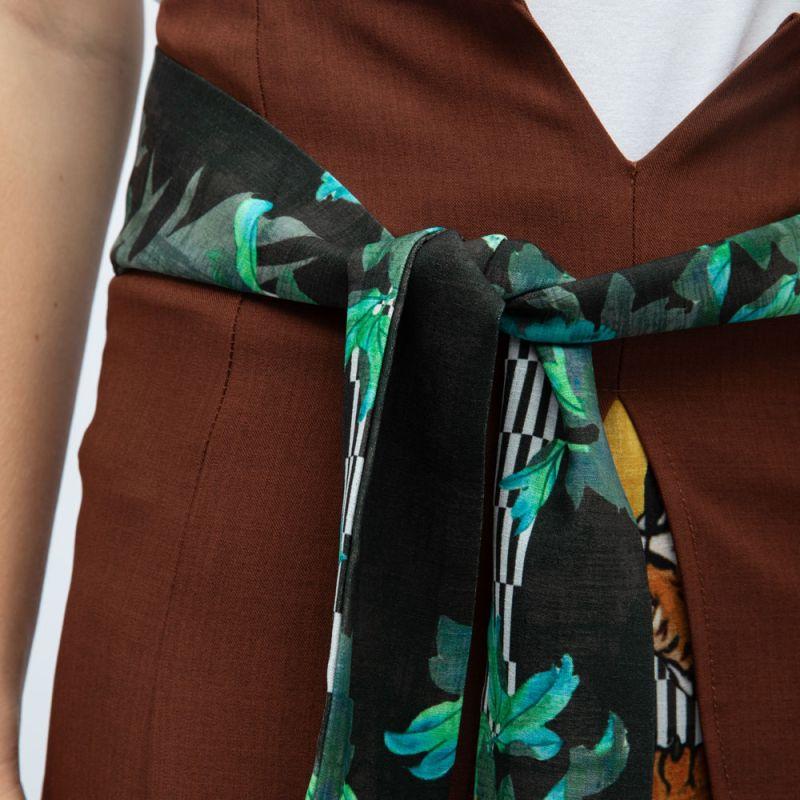 Jupe gab effet portefeuille avec imprimé Femme HOLLY AND JOEY