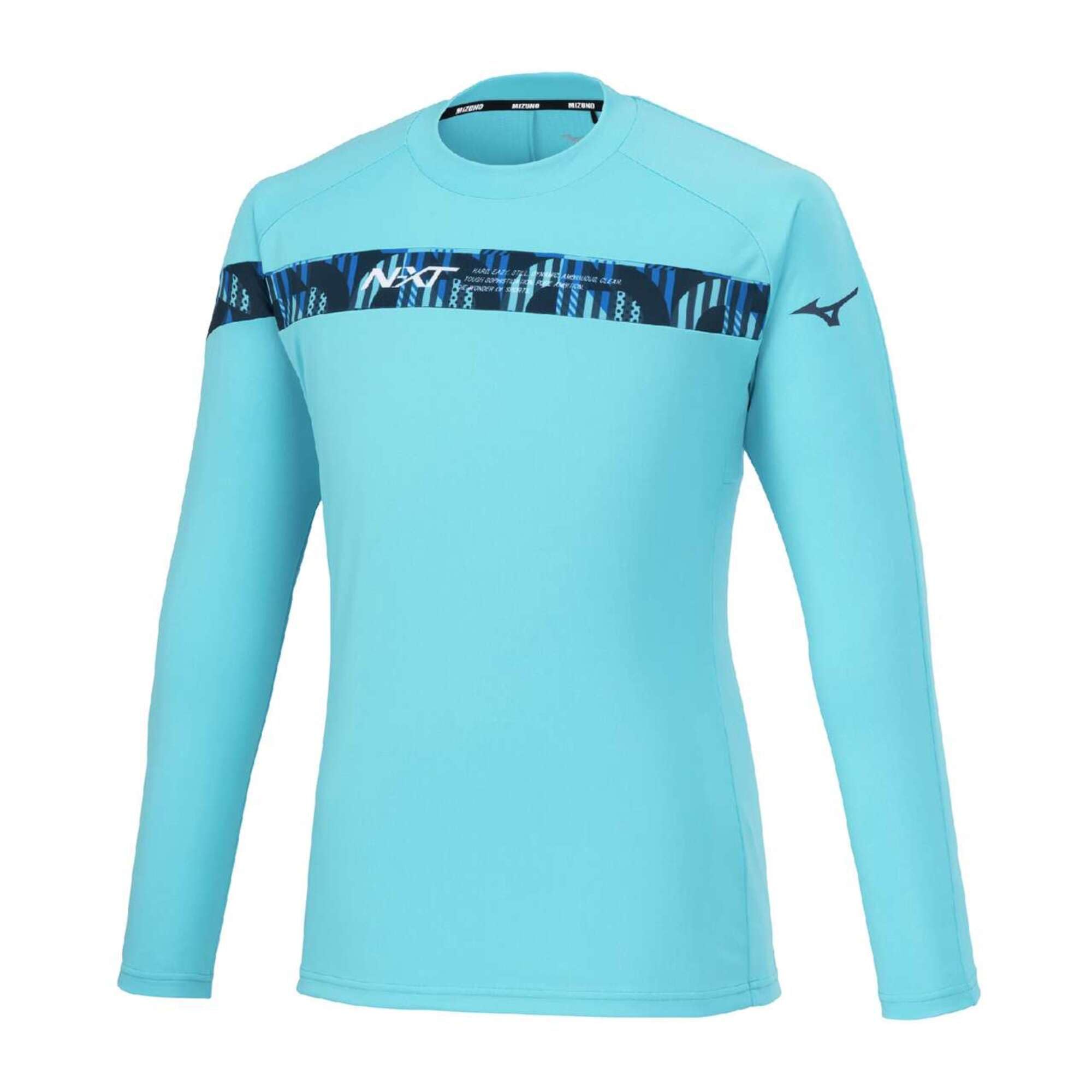 

N-XT Volleyball Practice Shirt, Long Sleeve, V2MAB512, Unisex, River Blue x Dress Navy, Size XL