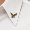 Brooch Men Brooch Eagle Design Lapel Pin with Invisible Buckle