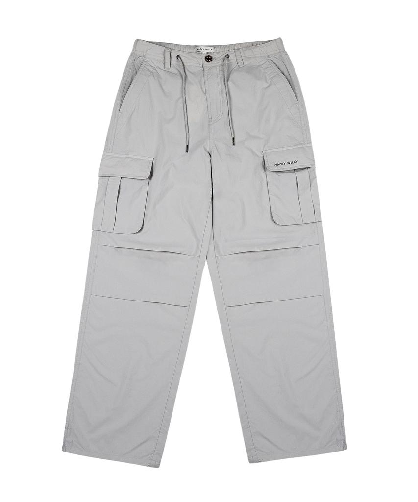 WACKY WILLY Women'S Nylon Parachute Pants Grey