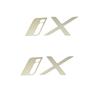 For BMW IX 2022 2023 2024 2025 2026 I20 Car Aluminum Alloy Side Label Sticker IX Cover Side Rear Emblem Accessories