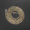 Men 's Figaro Chain Necklace Stainless Steel Minimalist 3mm 60cm Gold Color Fashion New Hip Hop Jewelry Gift Collar s