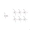 6 Pieces Golf Tee Adjustable Height Holder Positioning Unbreakable Material Suitable for Outdoor