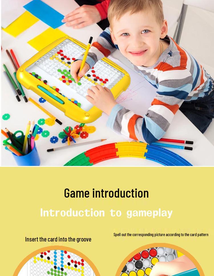 Children's Magnetic Tracing Board with Stone Pen: Educational Toy