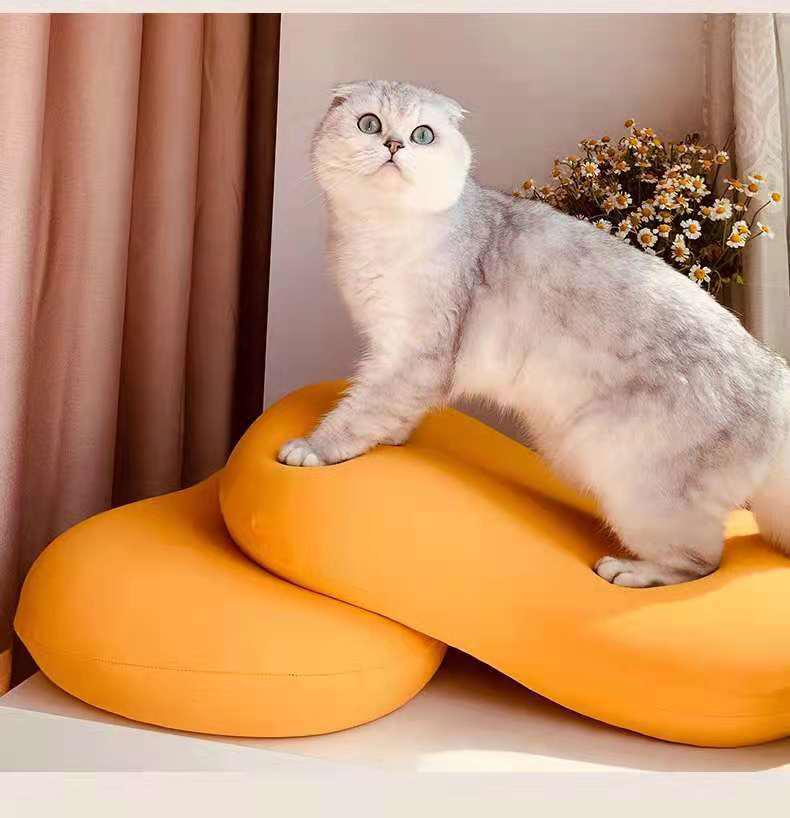 Slow Rebound Memory Foam Cat Belly Pillow - Perfect Gift for Cat Lovers