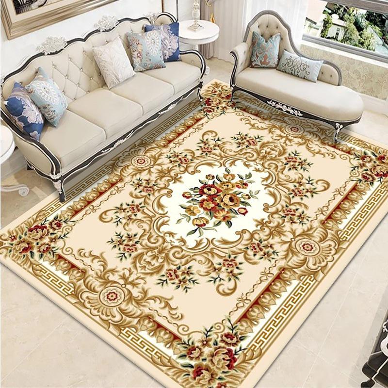 Printed Chinese Carpet, Classical Living Room Home Carpet, Bedroom Coffee Table Floor Mat Study Window Large Area Carpet