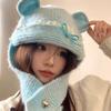 Cute Bear Ear Winter Knitted Hat