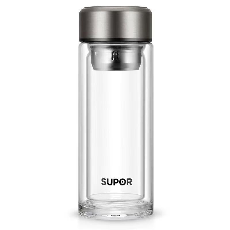 SUPOR 280ml Double-Walled Stainless Steel Tea Infuser Bottle