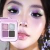 GELLA'S - 4 Colors Chameleon Eyeshadow Palette - Cool Smokey Purple