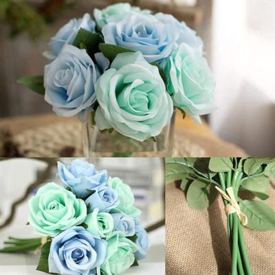1Pc Artificial Rose Flower Photograph Prop Wedding Party Home Office Table Decor