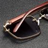 New Fashion Classic Square Sunglasses Cool Men Vintage Brand Design Metal Sun Glasses Women Shades UV400