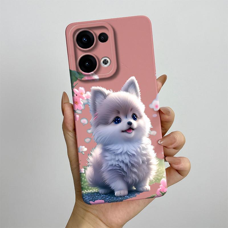 For OPPO Reno 13 CPH2689 Reno13 Phone Case Soft Silicone Funda Sweet Painted Fashion Cartoon Bumper Coque Printed Back Cover