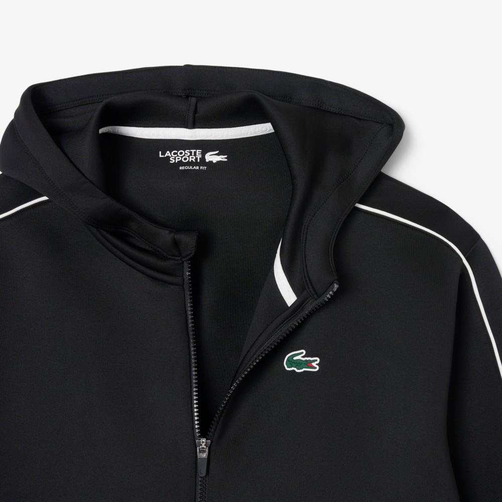 Lacoste Women's Training Piping Hooded Sweatshirt SF8641-55N9M0