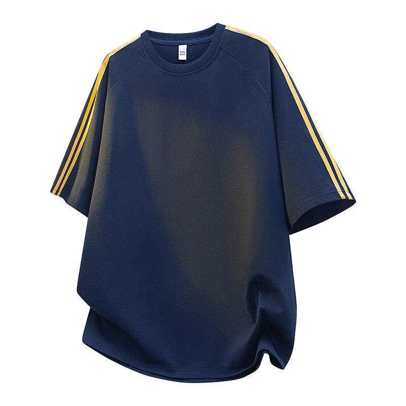 

Unisex Summer Retro Heavyweight Short-Sleeve Letter T-Shirt XL