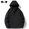 Unisex 3-in-1 Windproof Waterproof Hiking Jacket with Detachable Liner for Autumn/Winter