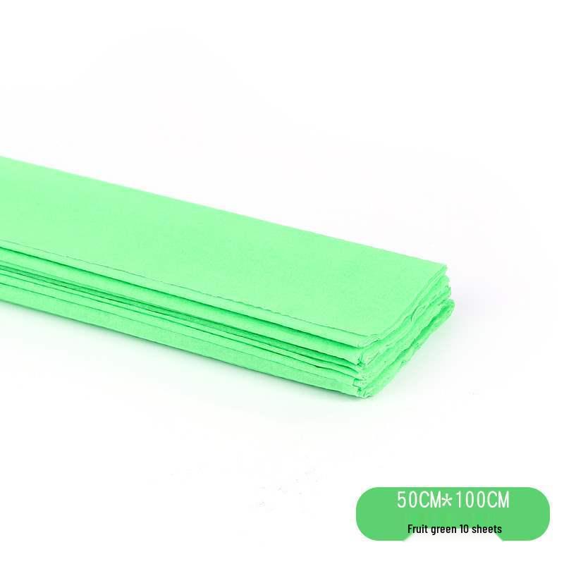 Pleated Colored Crepe Paper for DIY Handcrafted Roses and Carnations