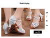Women's Latin Dance Shoes - Soft Sole, Medium Heel, High Heel Options for Spring/Summer