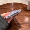 For iPhone 16 Pro Magnetic Case Dazzling Gradient Color PC+TPU Phone Back Cover Corrugated Design