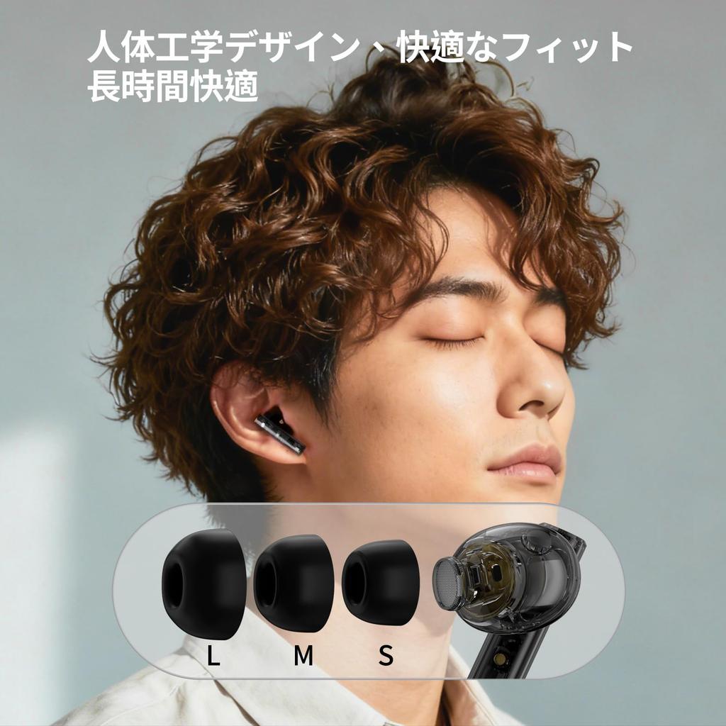 KZA COUSTICS Sora Wireless Bluetooth Earbuds with HD Microphone, Gaming Headset, Sweatproof, Sports Headphones, Bluetooth 5.4