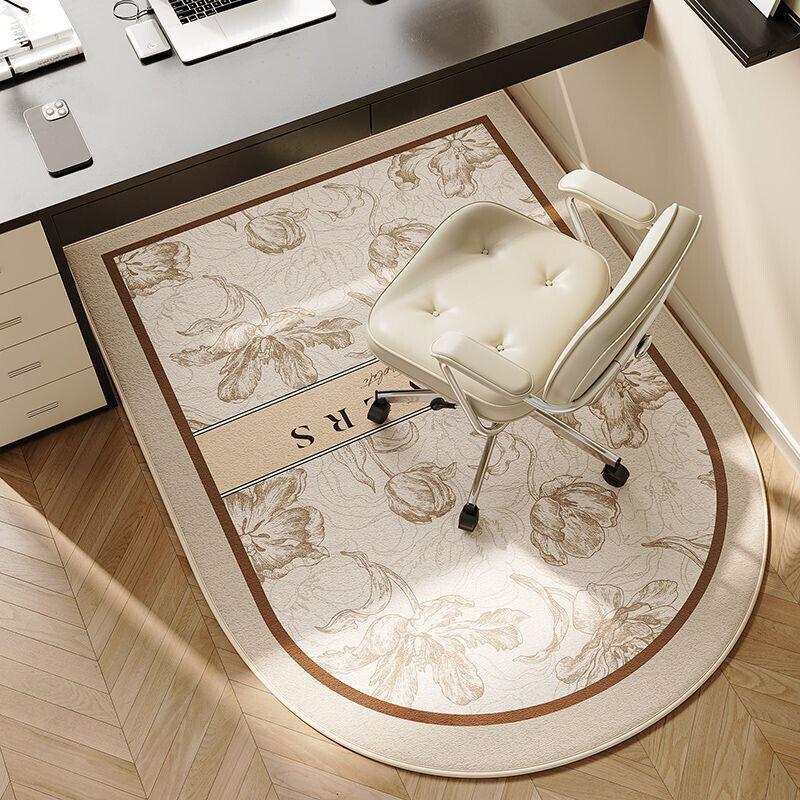 Anti-slip Carpet for E-sports Swivel Chair Study Offices Floor Cushion Foot Mat Fashion Carpet Irregular Living Room Decoration