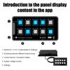APP Control Circuit Control with PPTC USB Cable with Backlight Universal 10V-30V Button Switch Panel 6 Pin Membrane Control Box