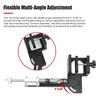 Woodworking Cloak Rack Hole Punch Multi Angle Adjustable Round Bar Hole Puncher Electric Drill Drive Hole Punch Tool