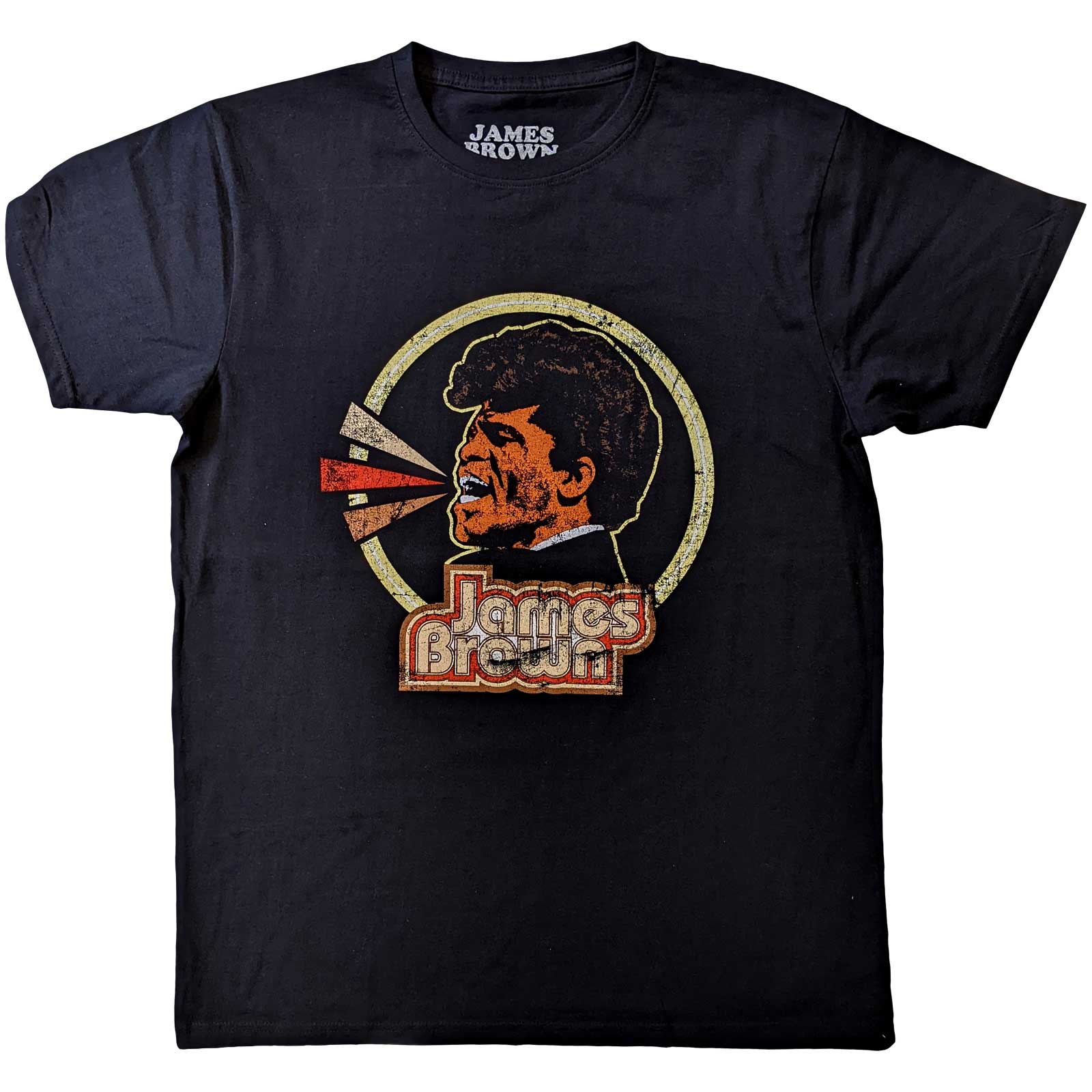 James Brown TShirt Circle Logo OFFICIAL NEW XL