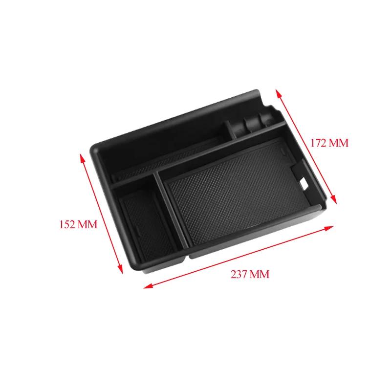 Car Console Organizer Armrest Storage Box For BMW 3 Series 4 Series i4 M3 M4  -  Auxiliary Storage Center accessories чёрный