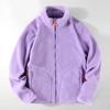 Boys and Women's Double-Sided Coral Fleece Jacket - Warm, Thickened Autumn/Winter Cardigan for Outdoor Use