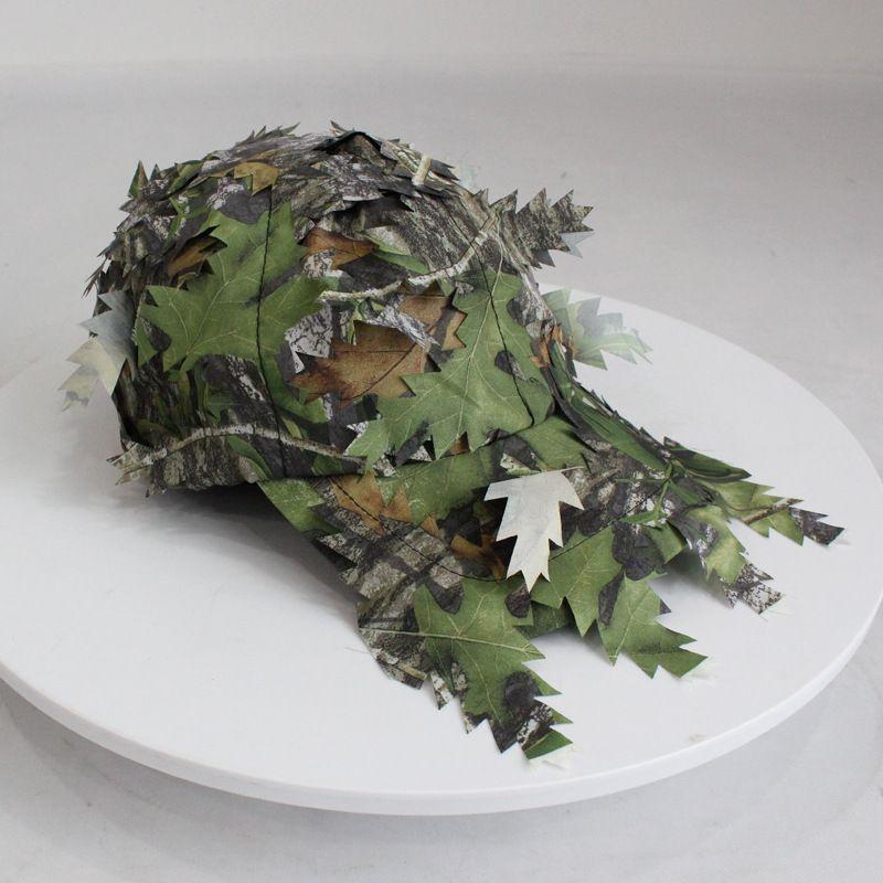 

Jungle Leaves Bionic Woodland Baseball Cap Outdoor Fishing Hat Camping CS Quick-Drying Sun Hat Woodland Maple Leaf More than 2000