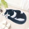 Cute Cat Fur Carpet Home Decoration, Soft And Dirt-Resistant, Bathroom Non-Slip Floor Mat , Kitchen Quick-Drying Rug