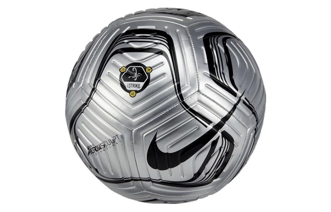 

Nike Size 5 Ball Soccer Ball Pu Machine Stitched Soccer Ball Unisex Silver CZ0386-020