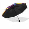 1pc Colorful Circles Folding Umbrella, Durable, Suitable for Outdoor Activities or Rain, Suitable for Commuting yy251027130