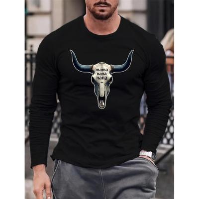 Regular Fit, Men's Long Sleeve Shirt, Perfect for Holiday Celebrations & Friend Meetups