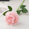 European 3heads Peony Multicolors 48*8cm/65cm Artificial Silk Rose Flower Bridal Bouquet Flowers Wedding Table Decoration