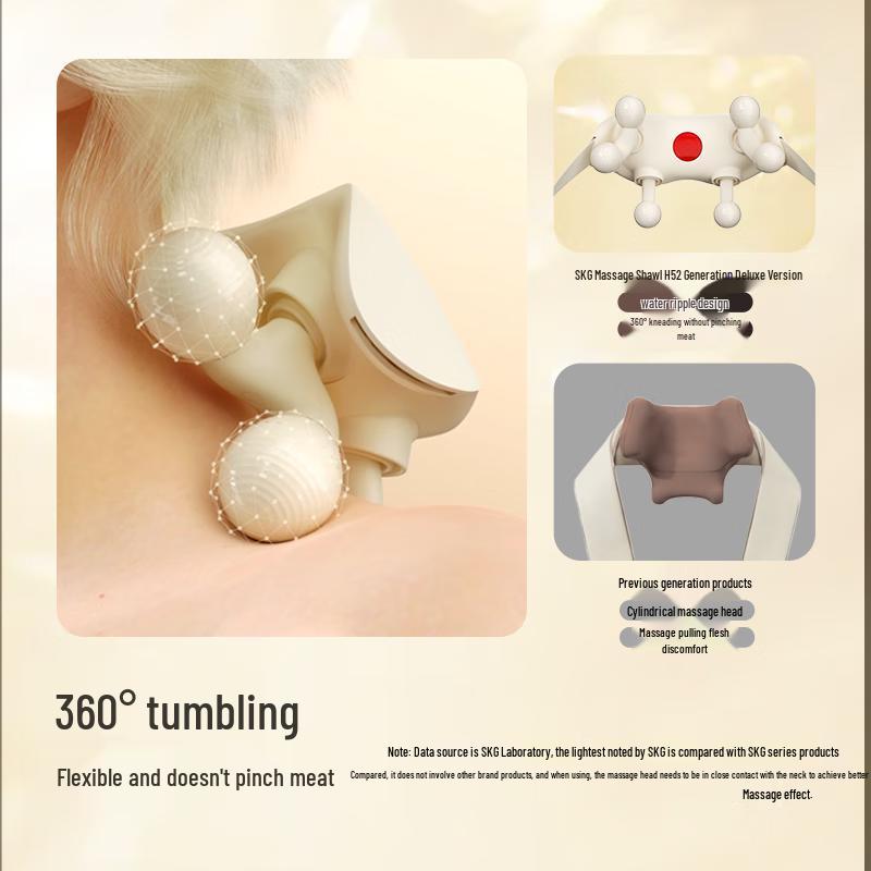 SKG H5-2 Luxury Neck & Shoulder Massager with Red Light Heat