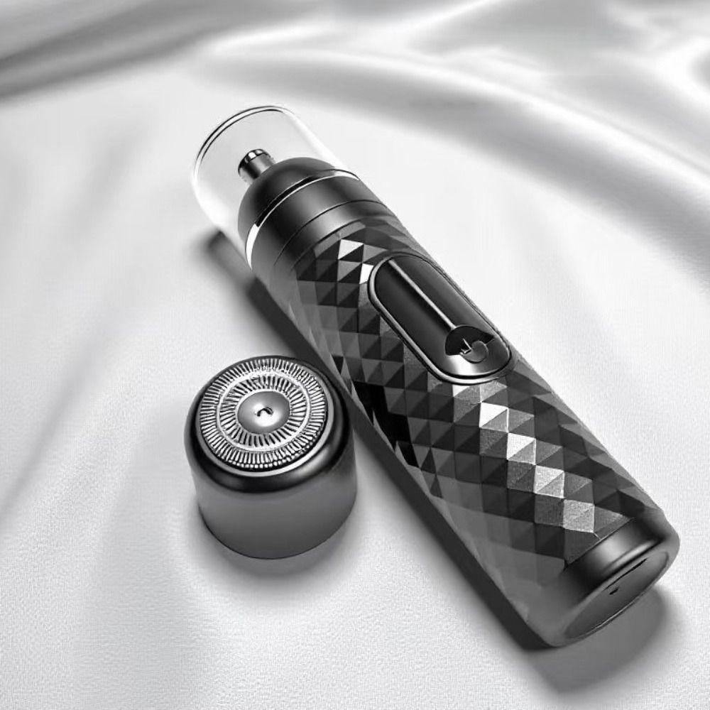 Digital Display Men's Electric Razor 2 in 1 Electric Shaver Nostril Cleaning Trimmer  Travel
