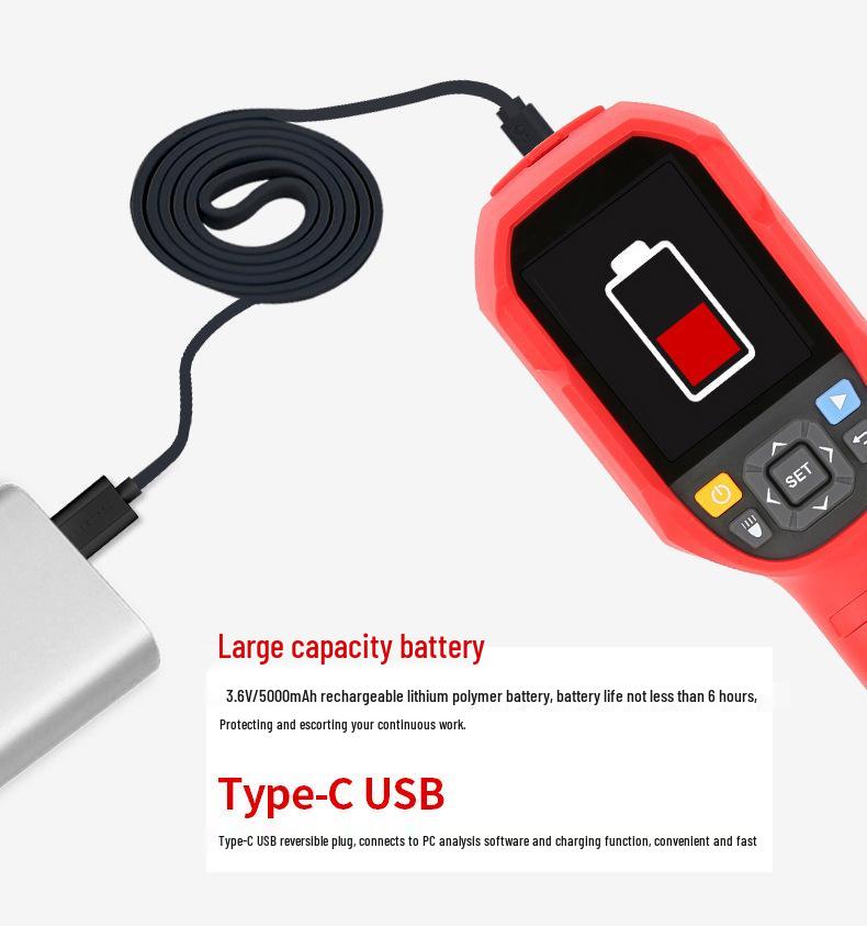 Uni-T UTi120B Infrared Thermal Imager Floor Heating Detector with Image Analysis & Screen Projection Temperature Measurement