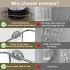 Shower Caddy Adhesive Replacement Stickers, Shower Organizer Adhesive Replacement, Assorted Wire Hook 10 Pack