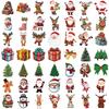 50 New Christmas Doodle Stickers Party Decoration Guitar Notebook Suitcase DIY Waterproof