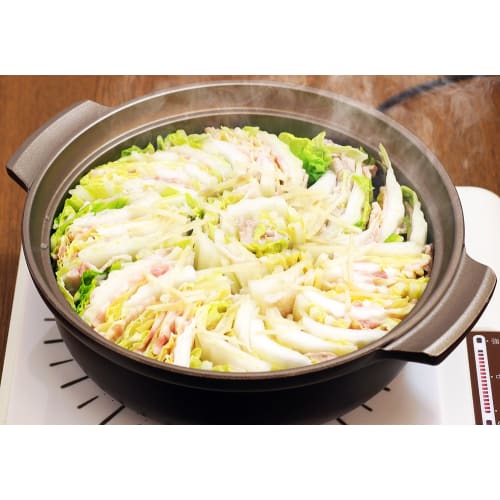 Urushiyama Metal Industry AJS-8W Earthenware Pot, No. 8, IH Compatible, Aluminum, Made In Japan, with Glass Lid