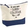 Makeup Bag - PLANETEE - Zoé Super Colleague - Large Size - Cotton - HD Sublimation Printing
