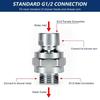 Shower Head Balls Adapter Brass Adjustable Shower Arm Connector Brass Shower Connector Balls Joint Easy to Install
