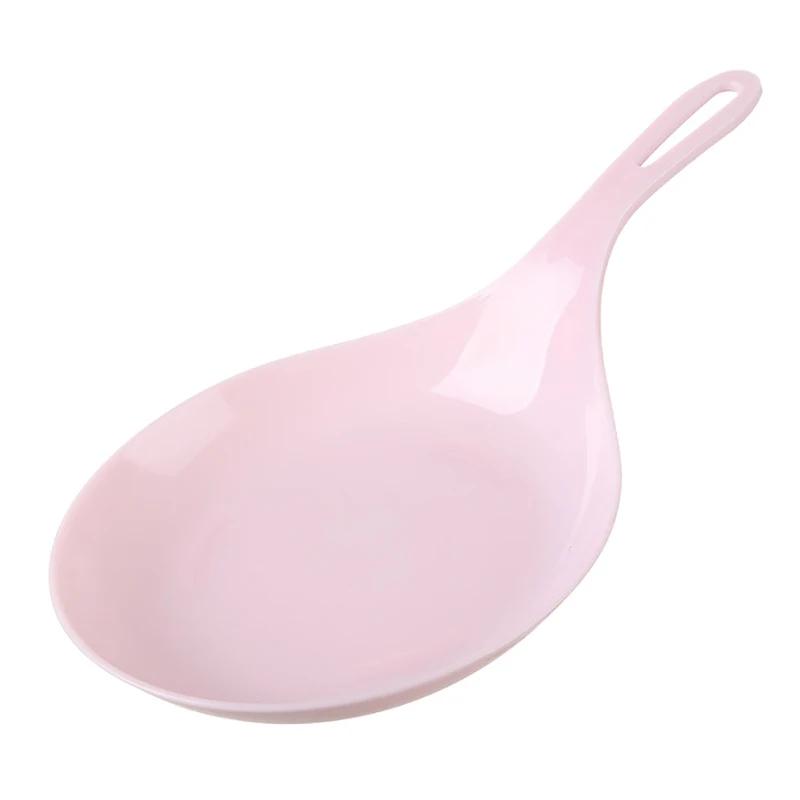 Korean Handheld Dish Fashion Large Spoon Tray Fries Fried Chicken Snack Plate Fruit Dessert Cake Platter New White With Handle