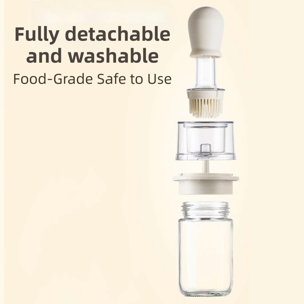 Heat Resistant Oil Dispenser Bottle 2 in 1 Oil Brush Bottle Non-Drip Barbecue Spray Bottle  Kitchen