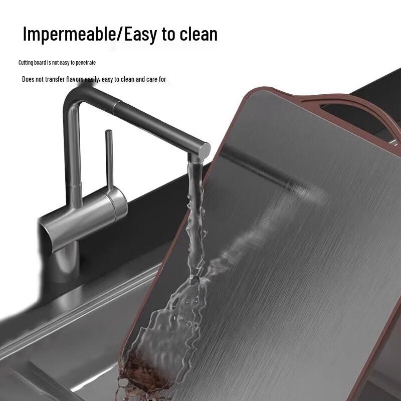 KOBACH Antibacterial Double-Sided Stainless Steel Cutting Board